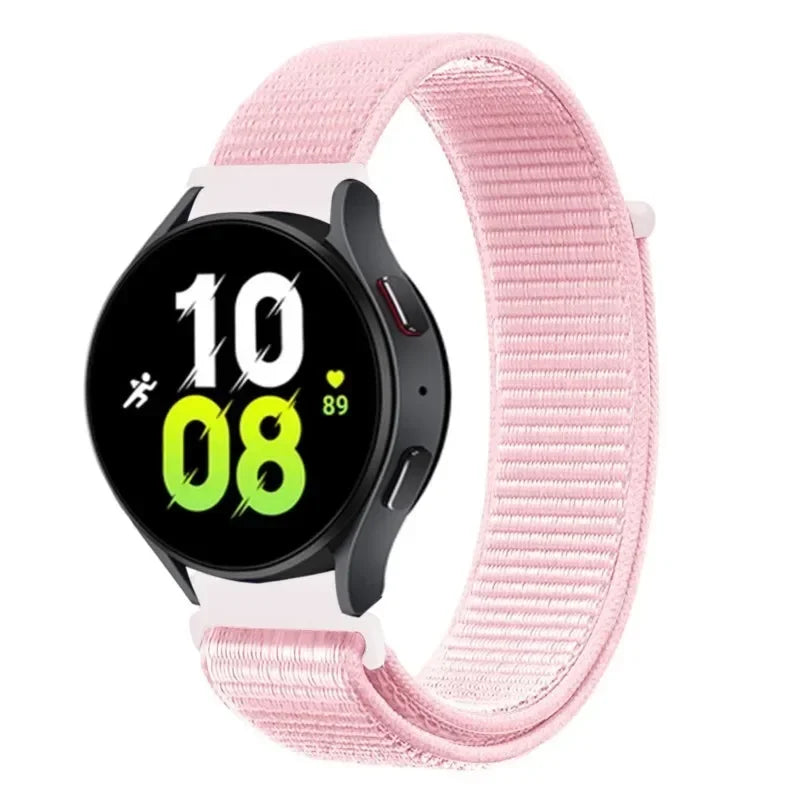 Nylon Loop Strap (20mm/22mm) for Samsung Galaxy, Huawei GT, Amazfit, Garmin, Xiaomi: Comfortable and Stylish