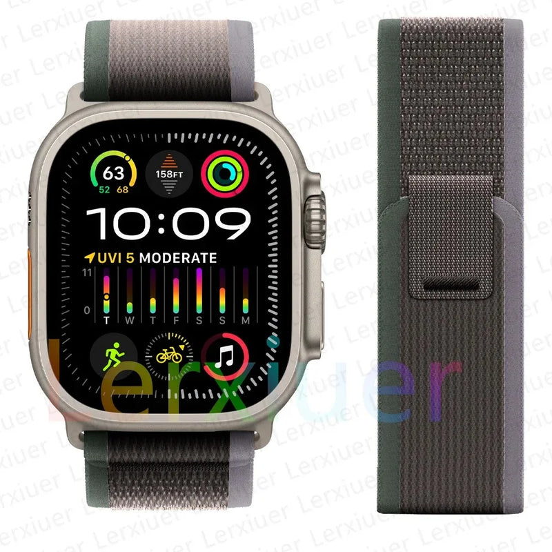 Trail Loop Band for Apple Watch Series – Lightweight Nylon Strap