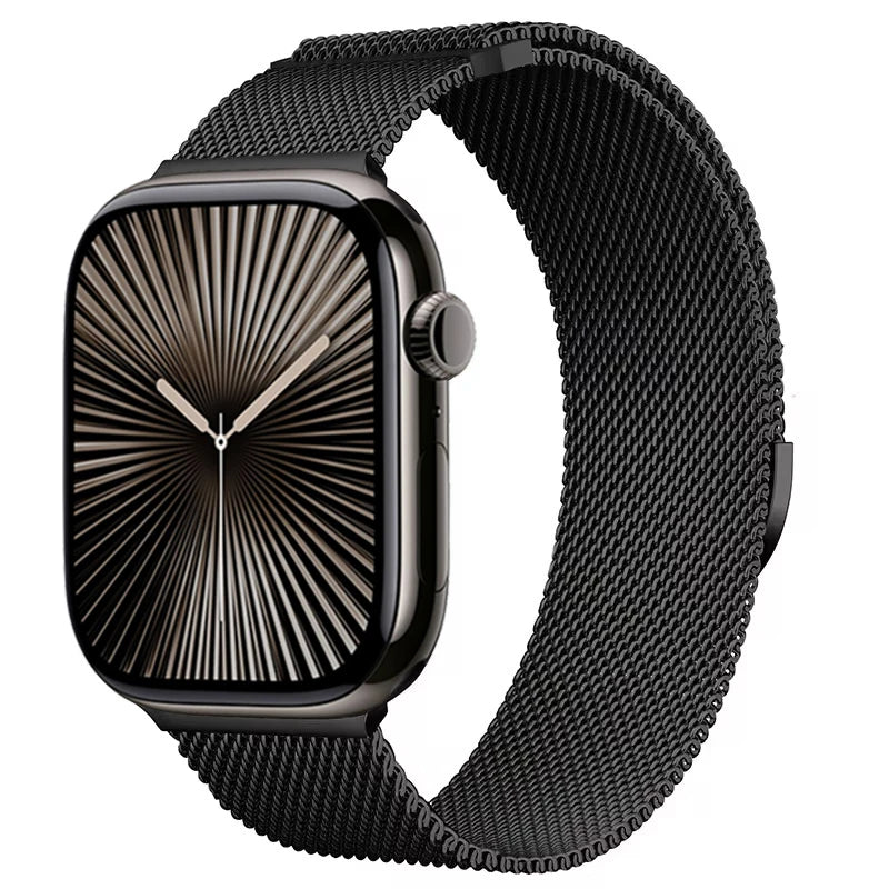 Milanese Magnetic Strap for Apple Watch – Ultra 2, Series 10, 9, 8, 7,  6, 5, 4, SE, 3, 2, 1