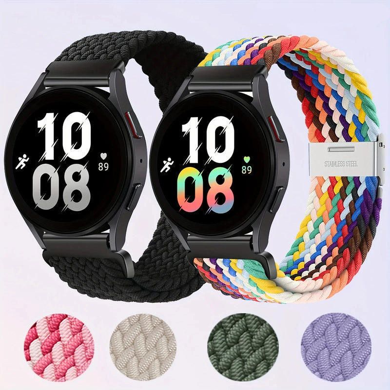 Nylon Strap (20mm/22mm) for Samsung Galaxy, Huawei GT, Garmin, Amazfit, Xiaomi: Stylish and Durable