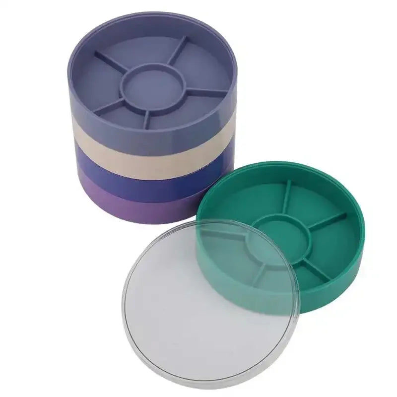 Impact resistant individual containers to organize small parts, crafts, beads, jewelry and watch fittings.
Individual containers with clapboard to keep items separate and organized.
With 5 layers, keep small items separated a