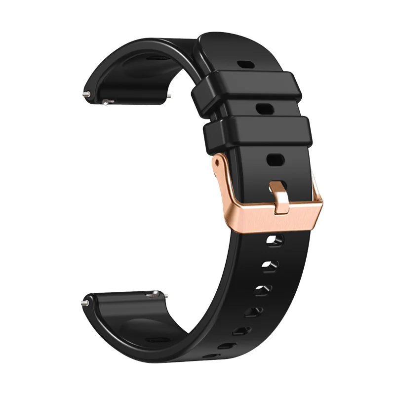 20mm Silicone Replacement Strap for Suunto 3 Fitness, Polar Ignite 2/3, Unite, & More