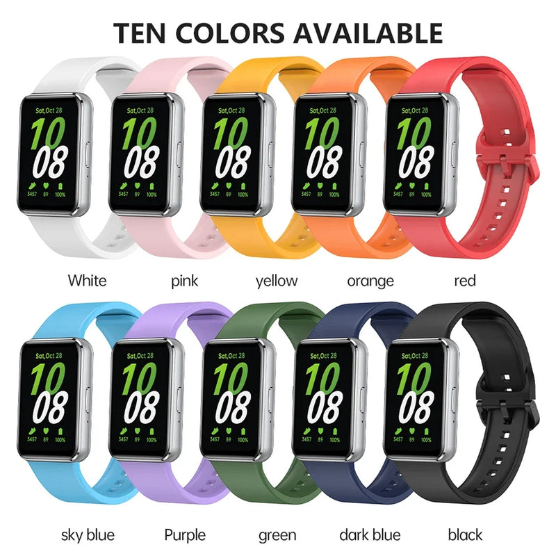 Silicone Strap for Samsung Galaxy Fit 3 – Comfortable & Durable Replacement Sport Band