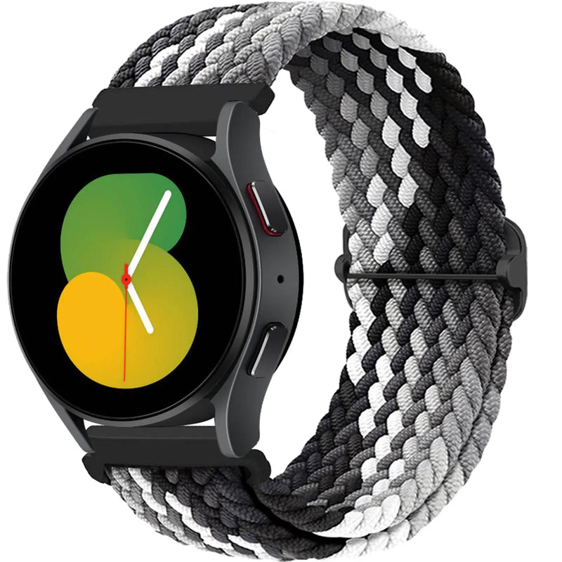 Braided Solo Loop Strap for Samsung Galaxy Watch 4/5/6/5 Pro, Huawei GT 2e/3/4 20mm or 22mm