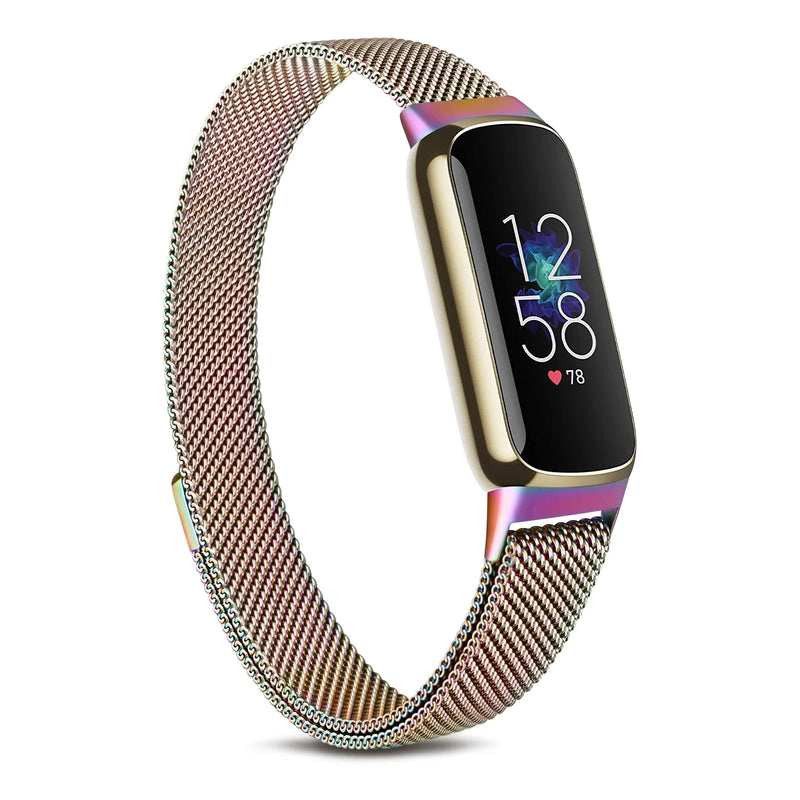 Metal Magnetic Band for Fitbit Luxe - Milanese Sport Strap Replacement