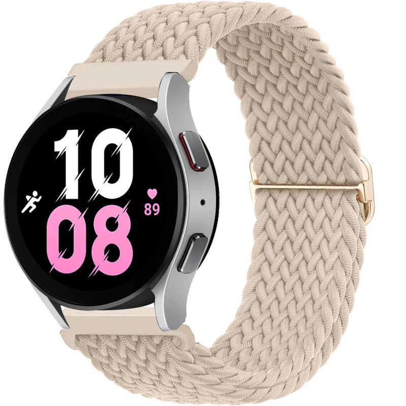 Braided Solo Loop Strap for Samsung Galaxy Watch 4/5/6/5 Pro, Huawei GT 2e/3/4 20mm or 22mm