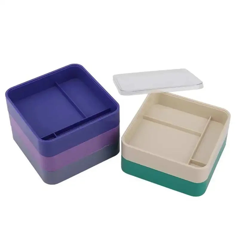 Impact resistant individual containers to organize small parts, crafts, beads, jewelry and watch fittings.
Individual containers with clapboard to keep items separate and organized.
With 5 layers, keep small items separated a