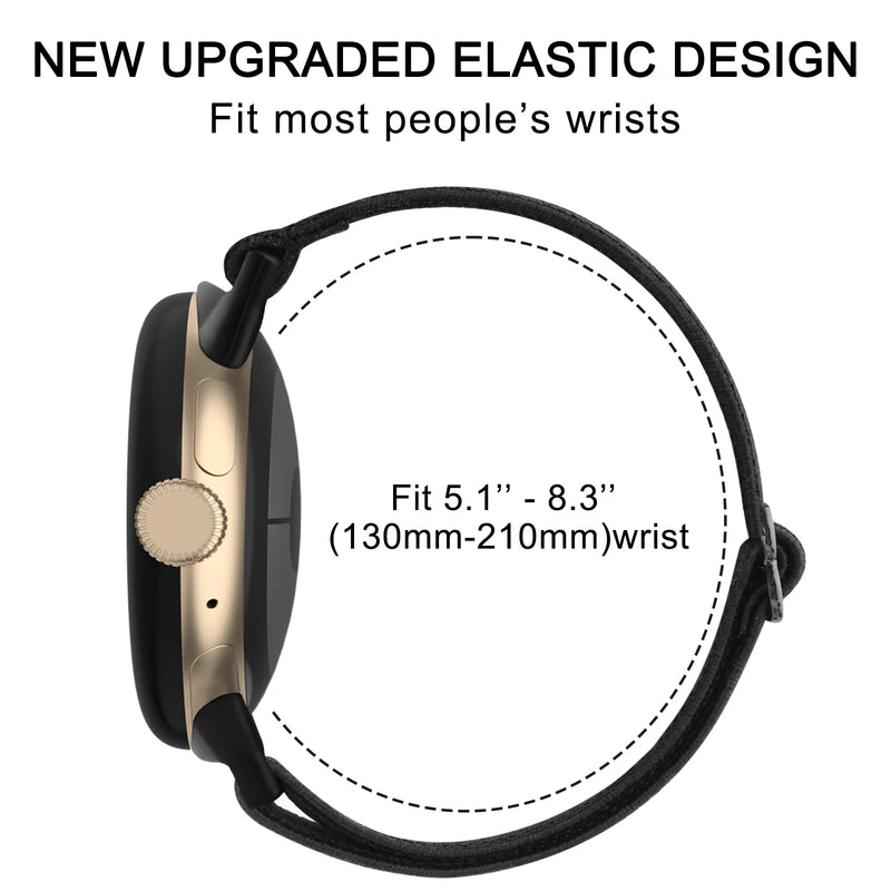 Elastic Nylon Adjustable Strap for Google Pixel Watch – Comfortable and Flexible Wristband