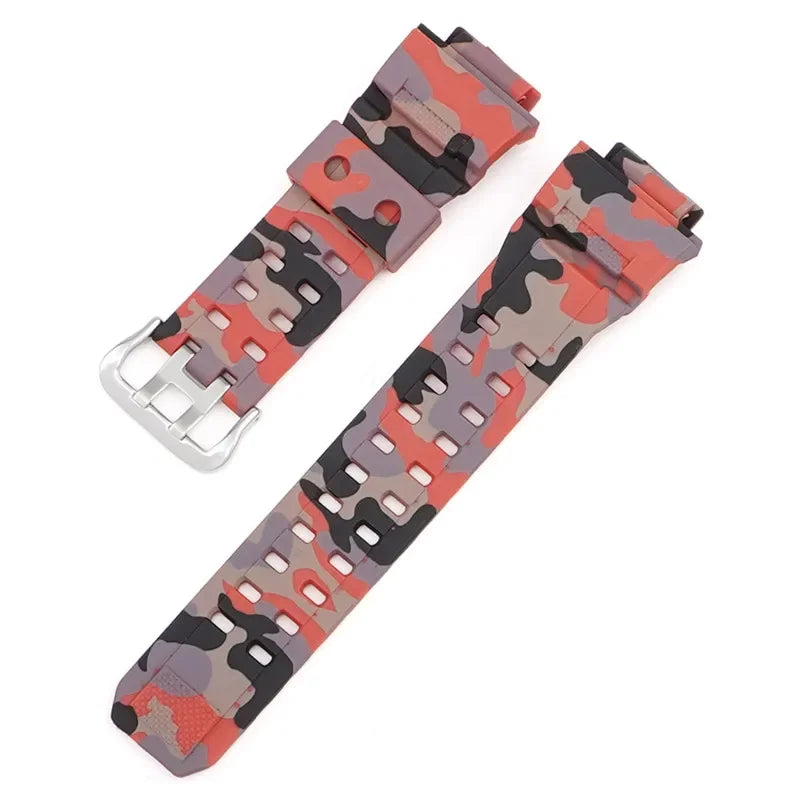 Camo TPU Replacement Strap for Casio G-SHOCK GW-9400 – Durable & Stylish Watchband