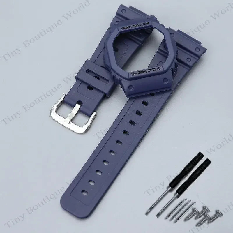 Resin Silicone Strap for Casio G-SHOCK DW5600 – Sports Waterproof Watchband