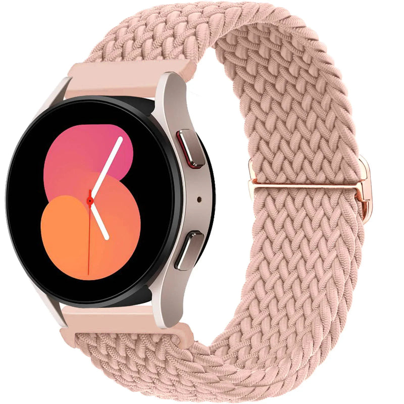 Braided Solo Loop Strap for Samsung Galaxy Watch 4/5/6/5 Pro, Huawei GT 2e/3/4 20mm or 22mm