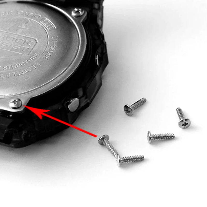 Stainless Steel Bottom Cover Screw for G-Shock GA-110/100/120 DW-6900/5600