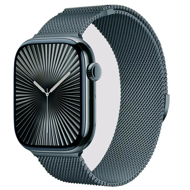 Milanese Magnetic Strap for Apple Watch – Ultra 2, Series 10, 9, 8, 7,  6, 5, 4, SE, 3, 2, 1