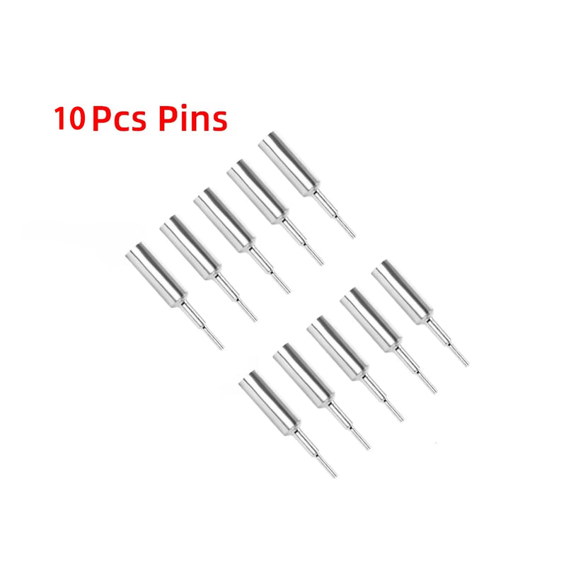 Watch Band Link Pin Remover Tool Kit with 3 Extra Pins, Metal, Fits up to 30mm Bands