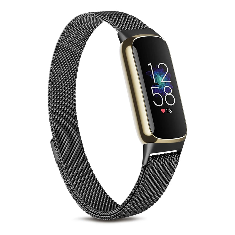 Metal Magnetic Band for Fitbit Luxe - Milanese Sport Strap Replacement