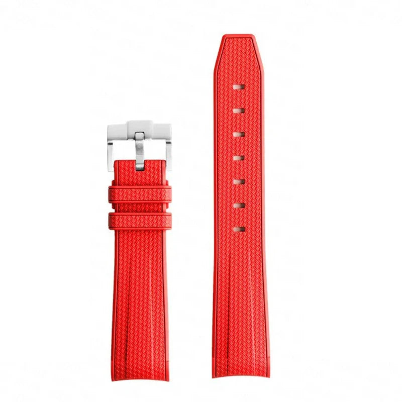 Silicone Strap for Swatch X Omega Moonswatch Stainless Steel Buckle 20mm 22mm Waterproof Band