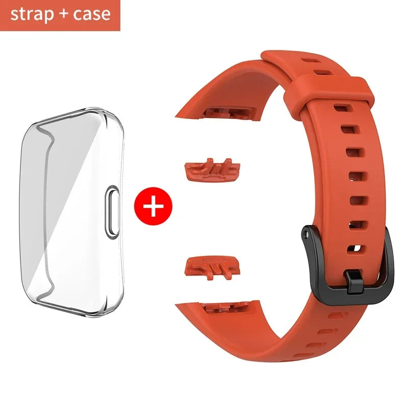 Adjustable Silicone Strap for Huawei Band 6/6 Pro and Honor Band 6