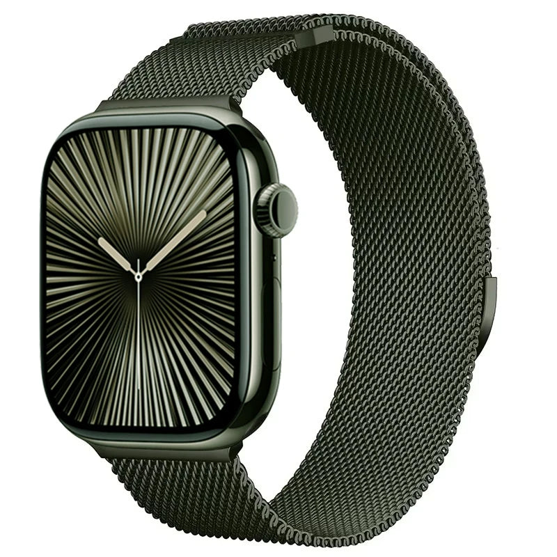 Milanese Magnetic Strap for Apple Watch – Ultra 2, Series 10, 9, 8, 7,  6, 5, 4, SE, 3, 2, 1