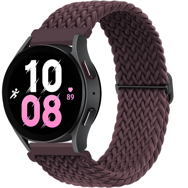 Braided Solo Loop Strap for Samsung Galaxy Watch 4/5/6/5 Pro, Huawei GT 2e/3/4 20mm or 22mm