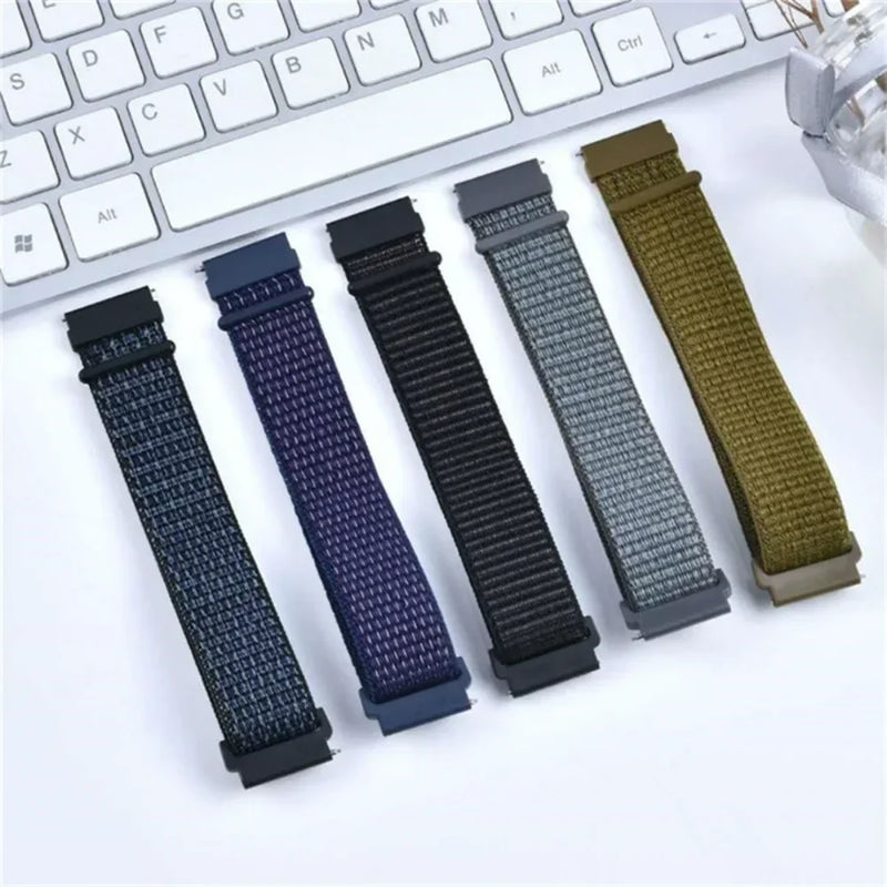 Nylon Loop Strap for Omega X Swatch Joint MoonSwatch & Other Smartwatches (20mm)