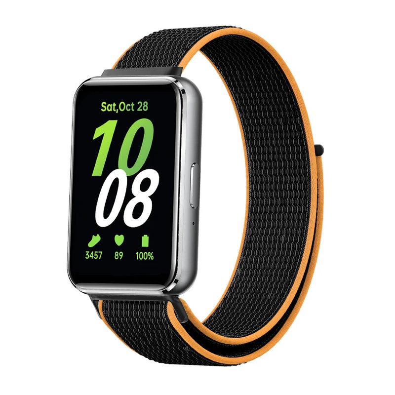 Nylon Loop Strap for Samsung Galaxy Fit 3 – Adjustable Elastic Watchband for All-Day Comfort