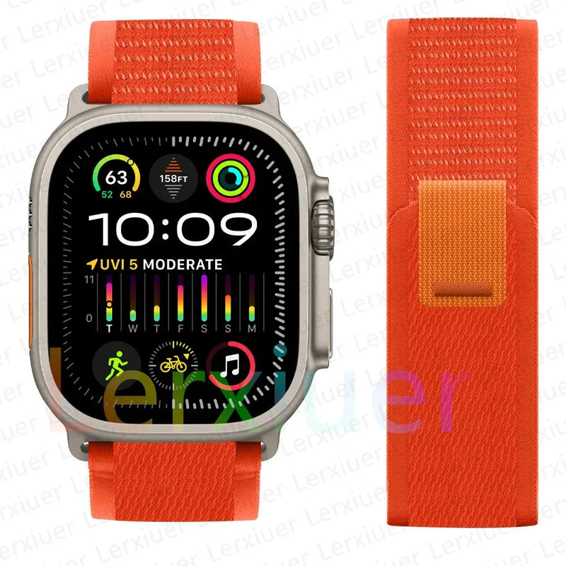 Trail Loop Band for Apple Watch Series – Lightweight Nylon Strap