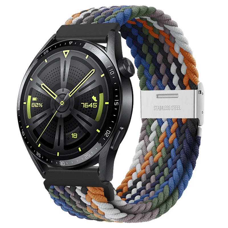 Nylon Strap (20mm/22mm) for Samsung Galaxy, Huawei GT, Garmin, Amazfit, Xiaomi: Stylish and Durable