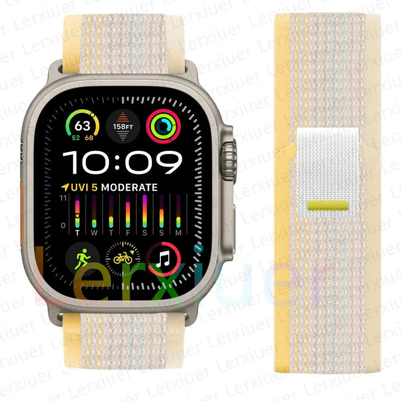 Trail Loop Band for Apple Watch Series – Lightweight Nylon Strap