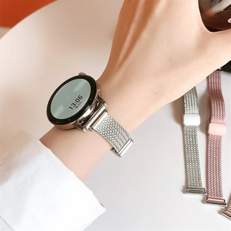 20mm/22mm Luxury Metal Magnetic Strap for Samsung Galaxy, Huawei, Amazfit, Xiaomi and Garmin Watches