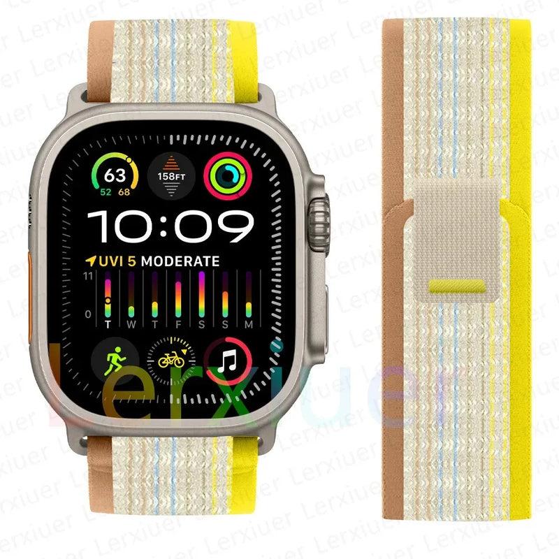 Trail Loop Band for Apple Watch Series – Lightweight Nylon Strap