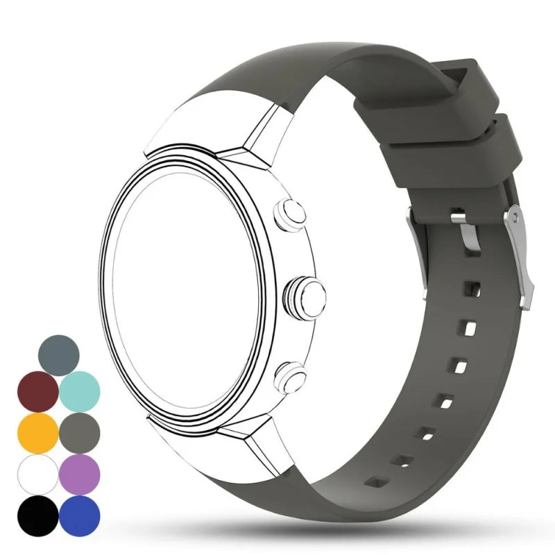 Soft Silicone Replacement Watchband for ASUS ZENWATCH 3 Smart Fitness Watch