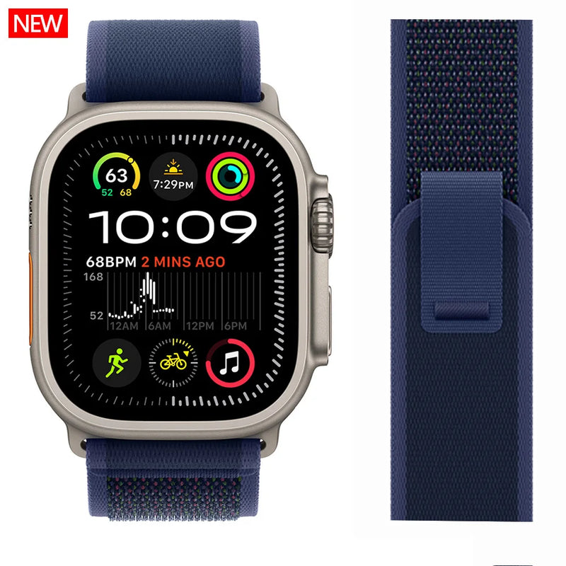 Trail Loop Band for Apple Watch Series – Lightweight Nylon Strap