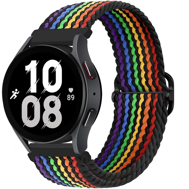 Braided Solo Loop Strap for Samsung Galaxy Watch 4/5/6/5 Pro, Huawei GT 2e/3/4 20mm or 22mm