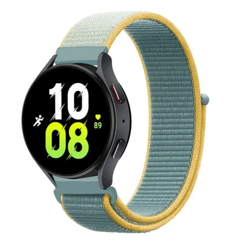 Nylon Loop Strap (20mm/22mm) for Samsung Galaxy, Huawei GT, Amazfit, Garmin, Xiaomi: Comfortable and Stylish