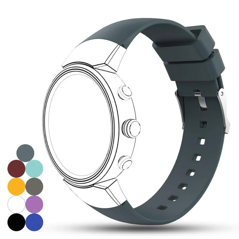 Soft Silicone Replacement Watchband for ASUS ZENWATCH 3 Smart Fitness Watch