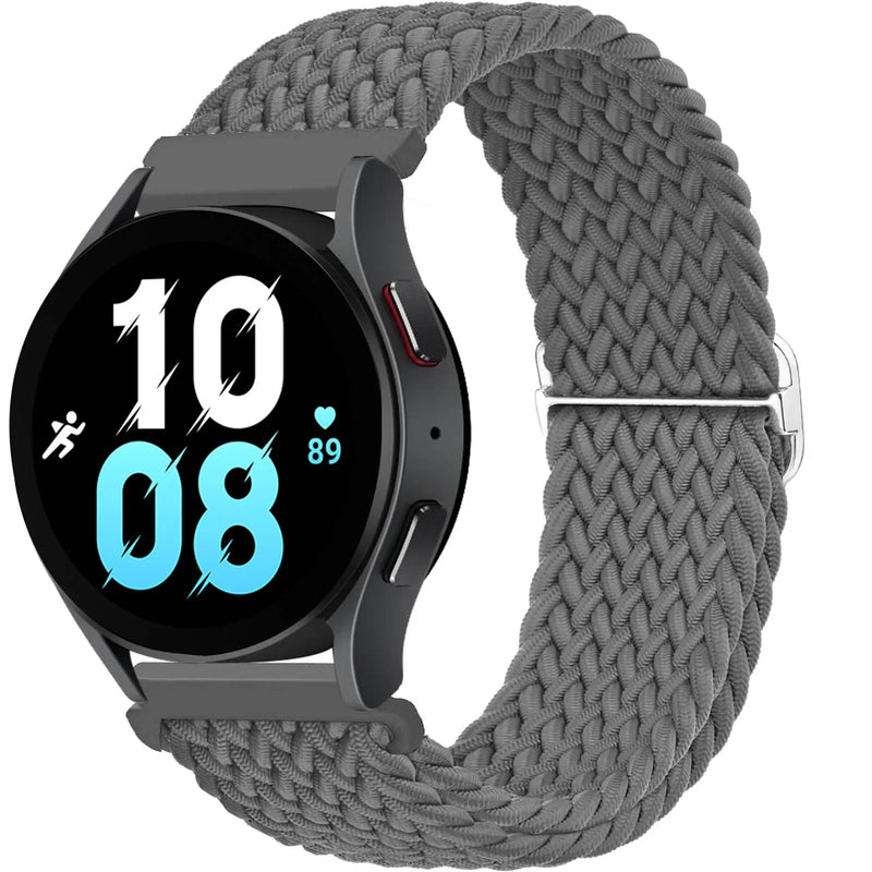 Braided Solo Loop Strap for Samsung Galaxy Watch 4/5/6/5 Pro, Huawei GT 2e/3/4 20mm or 22mm