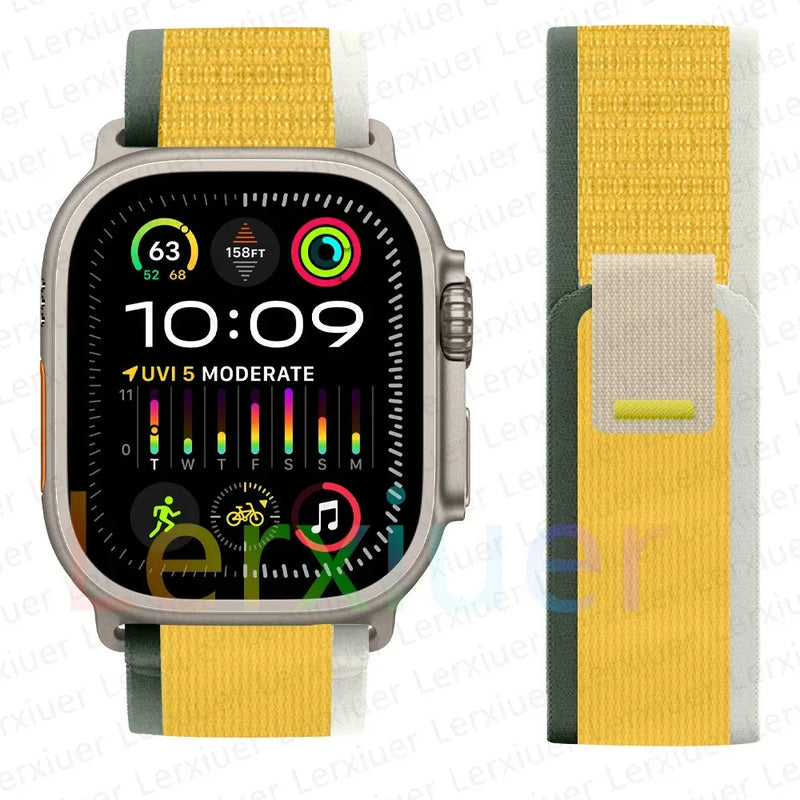 Trail Loop Band for Apple Watch Series – Lightweight Nylon Strap