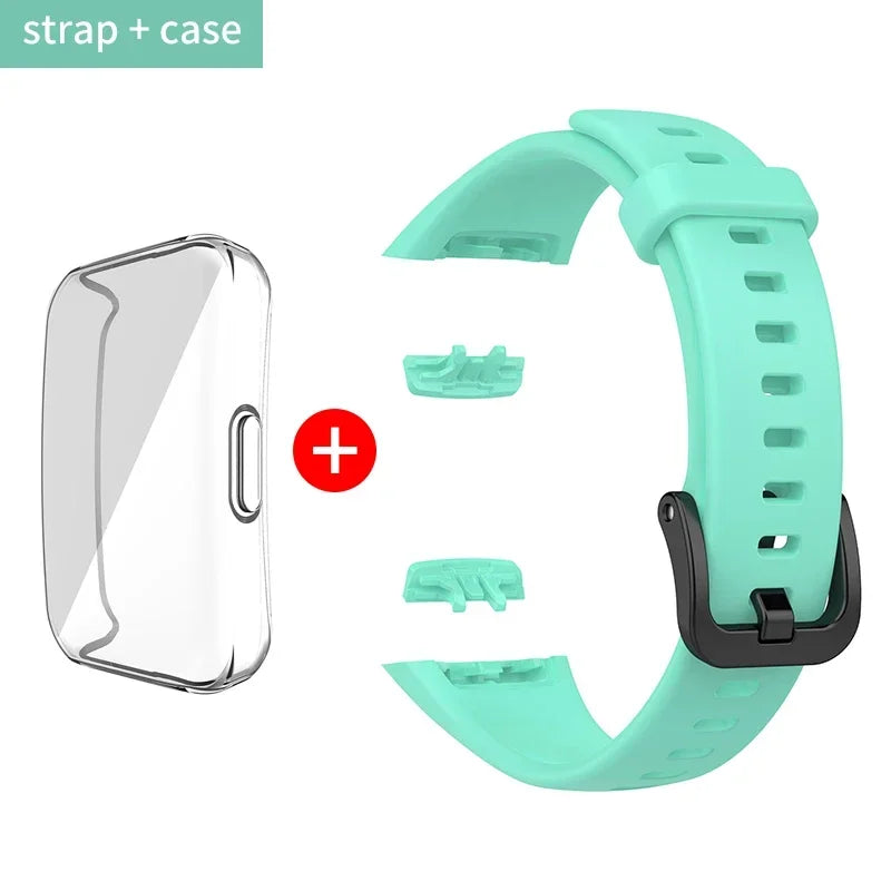 Adjustable Silicone Strap for Huawei Band 6/6 Pro and Honor Band 6