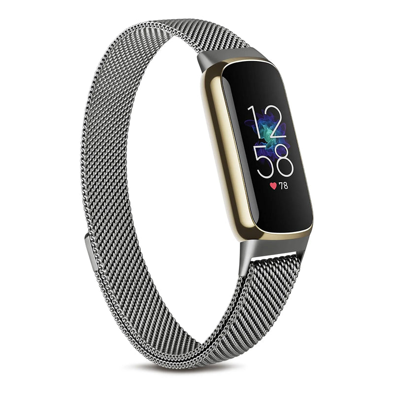 Metal Magnetic Band for Fitbit Luxe - Milanese Sport Strap Replacement