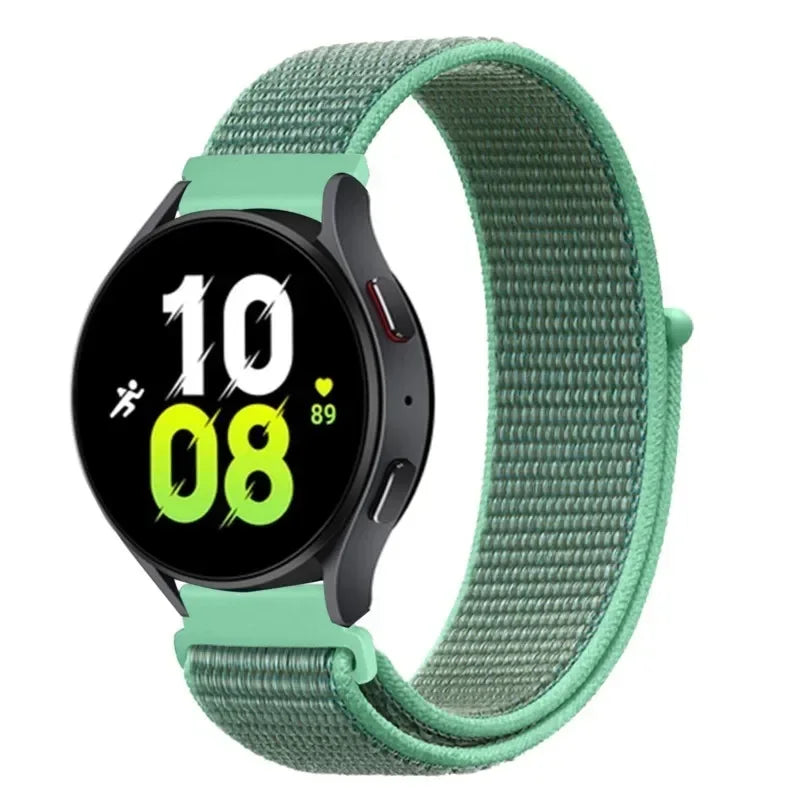 Nylon Loop Strap (20mm/22mm) for Samsung Galaxy, Huawei GT, Amazfit, Garmin, Xiaomi: Comfortable and Stylish