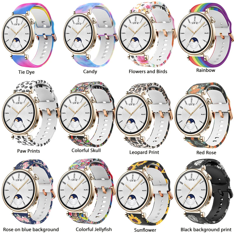 18mm Silicone Bands for Huawei Watch GT4 41mm – Stylish & Sporty Accessories for Women