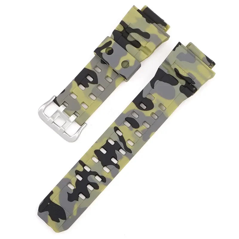 Camo TPU Replacement Strap for Casio G-SHOCK GW-9400 – Durable & Stylish Watchband