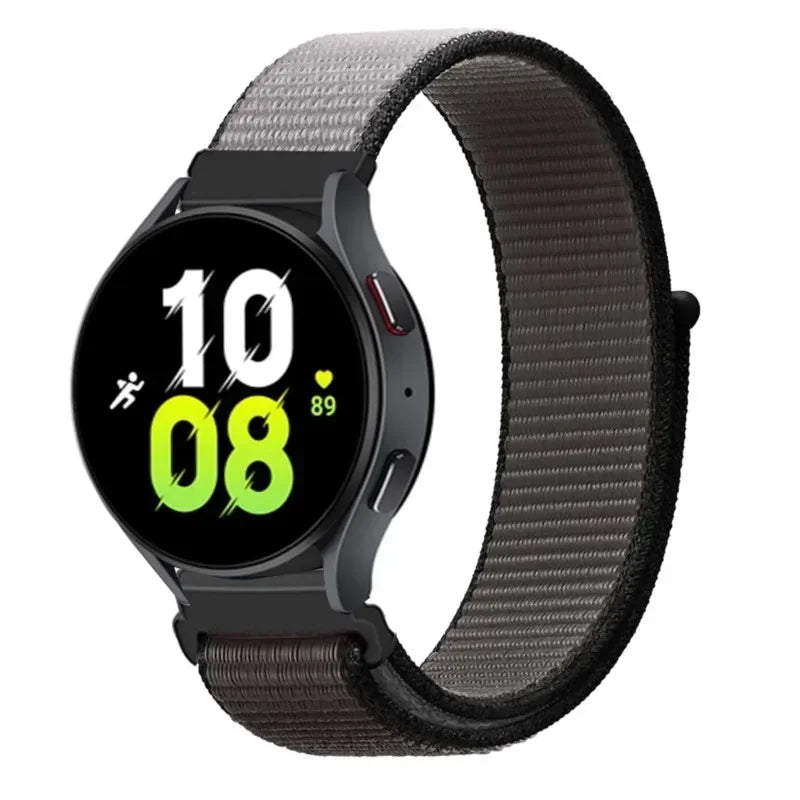 Nylon Loop Strap (20mm/22mm) for Samsung Galaxy, Huawei GT, Amazfit, Garmin, Xiaomi: Comfortable and Stylish