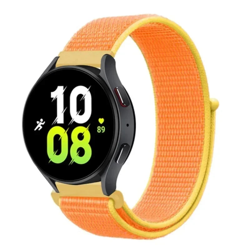 Nylon Loop Strap (20mm/22mm) for Samsung Galaxy, Huawei GT, Amazfit, Garmin, Xiaomi: Comfortable and Stylish