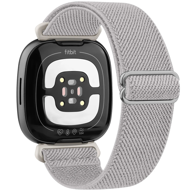 Adjustable Elastic Nylon Strap for Fitbit Versa 3/4, Sense & Sense 2 – Comfortable & Breathable