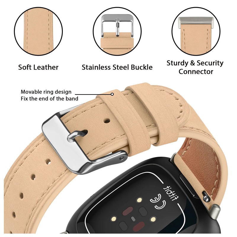 Premium Adjustable Strap for Fitbit Versa 3/4, Sense & Sense 2 – Stylish and Comfortable