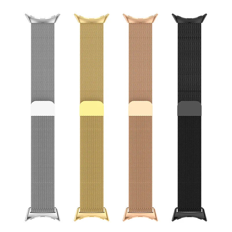 Stainless Steel Magnetic Strap for Google Pixel Watch 2 – Milanese Metal Bracelet