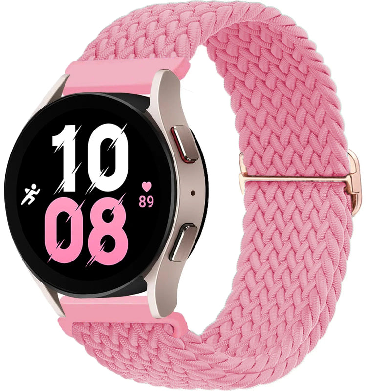 Braided Solo Loop Strap for Samsung Galaxy Watch 4/5/6/5 Pro, Huawei GT 2e/3/4 20mm or 22mm