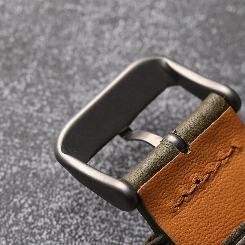 Titanium Lightweight Buckle – 18mm & 20mm Matte Finish for Leather Watch Straps