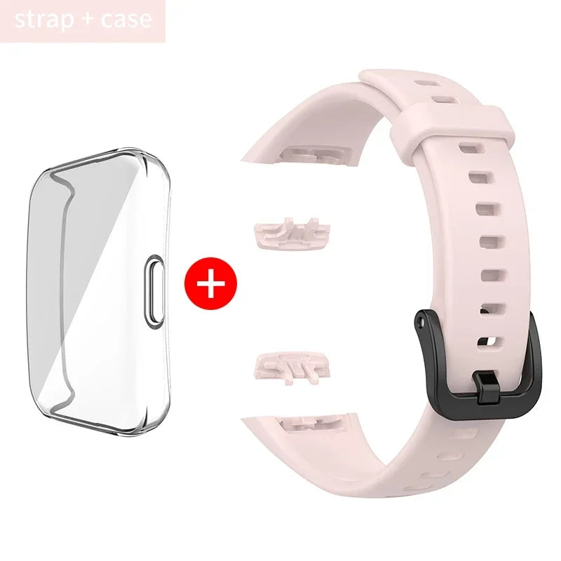 Adjustable Silicone Strap for Huawei Band 6/6 Pro and Honor Band 6